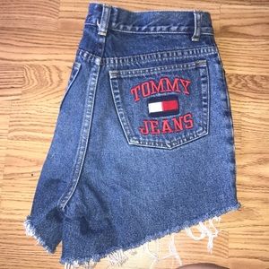 Tommy Hilfiger High-waisted Denim Shorts